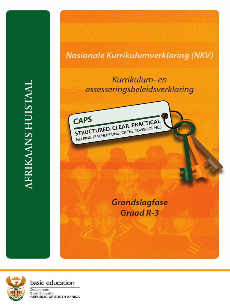 KABV Afrikaans Huistaal Graad R-3 | PDF | Curriculum