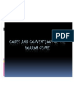 Codes and Conventions of Horror