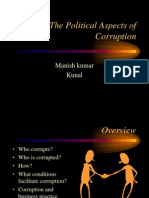 The Political Aspects of Corruption: Manish Kumar Kunal