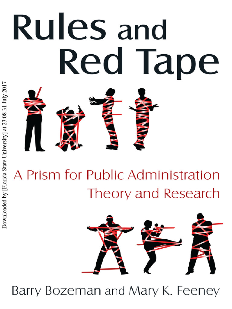 Rules and Red Tape Bozeman and Feeney | PDF | Knowledge | Theory