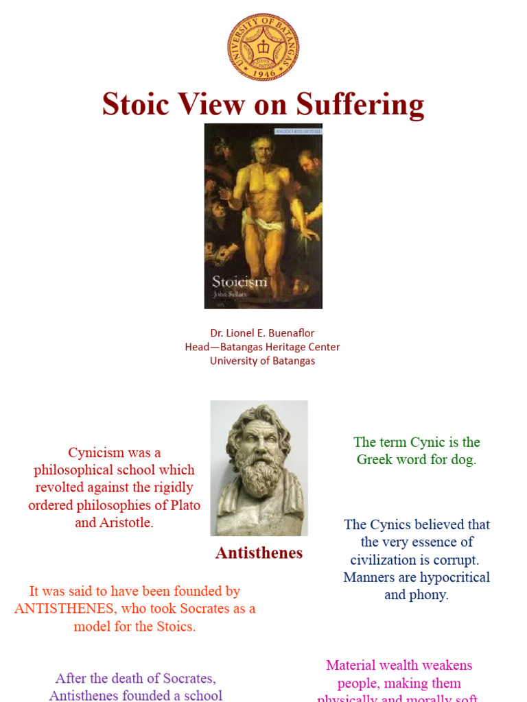 Stoic Philosophy on Suffering and Happiness | PDF | Stoicism | Reason