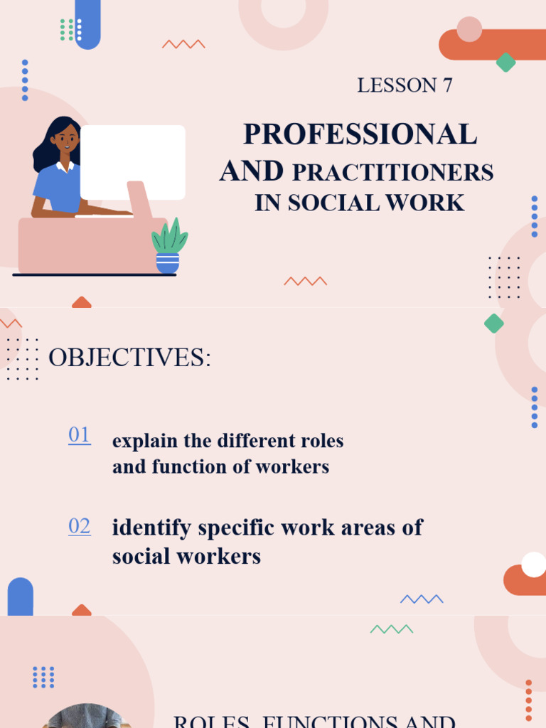 Social Work Roles & Functions | PDF