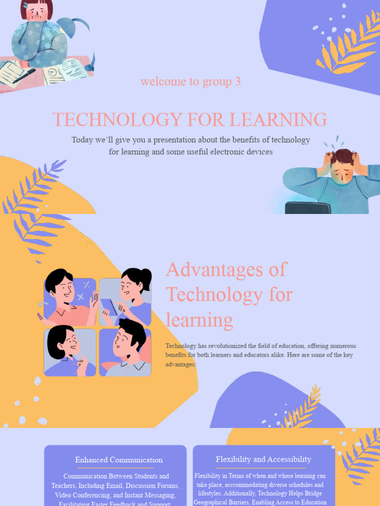 Welcome To Group 3 | PDF | Educational Technology | Learning