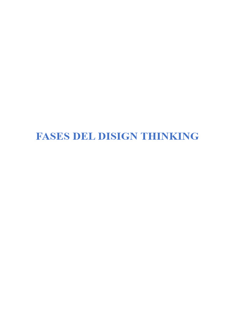 Guia Del Proceso Creativo Con Disign Thinking 02 | PDF | Información ...