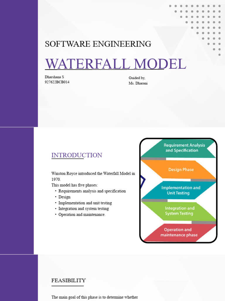 Waterfall model pdf unit testing software development
