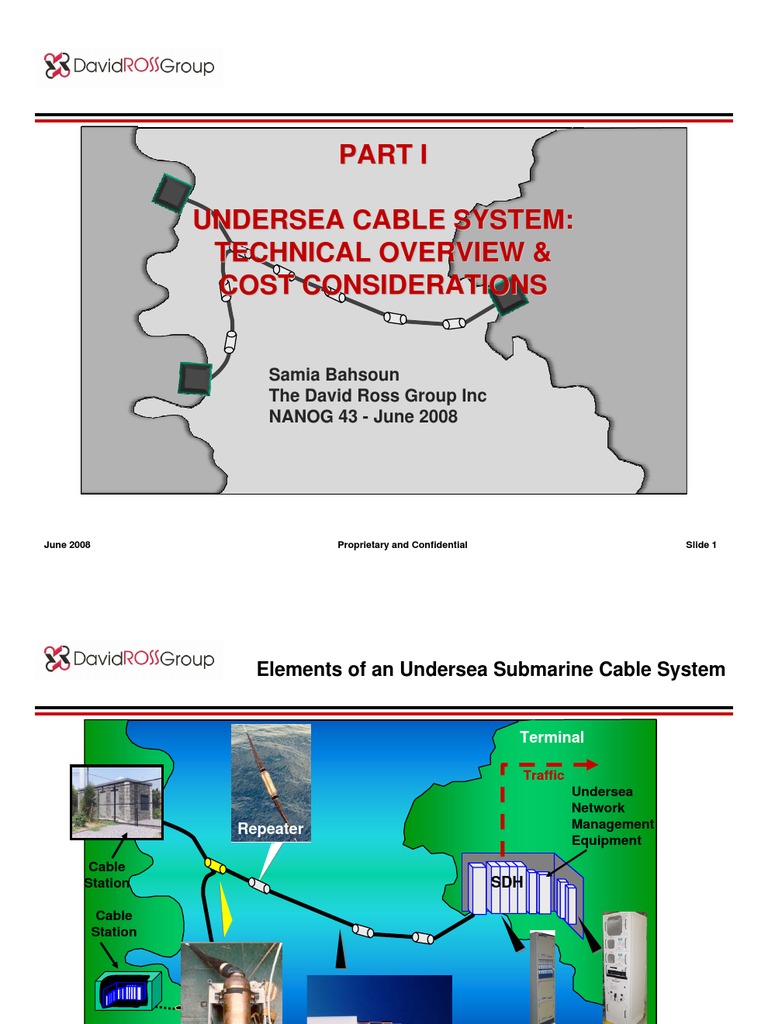Submarine Cable PDF Optical Fiber Wavelength Division Multiplexing