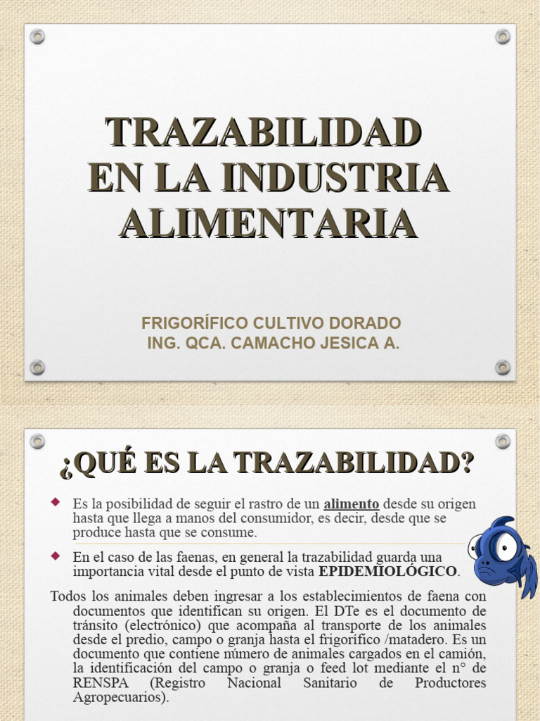 Trazabilidad en La Industria Alimentaria | PDF | Economias