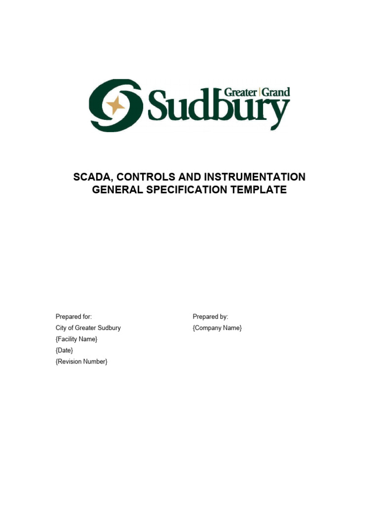 Appendix D-7 - Standard Specifications, Instrumentation and Controls ...
