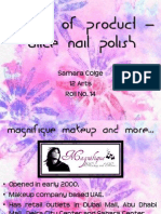 Alice Nail Polish Proect 2nd Term... | PDF | New Product Development |  Industries