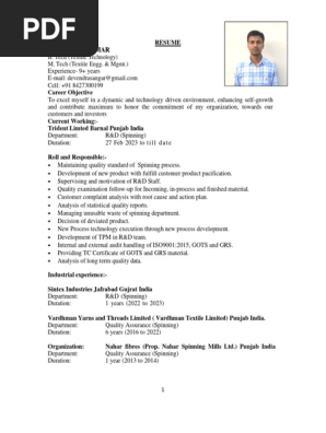 devendra resume 2024