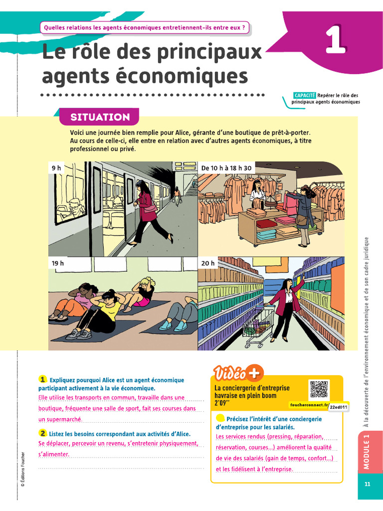 Corrigé Dossier 1 - Eco Droit | PDF