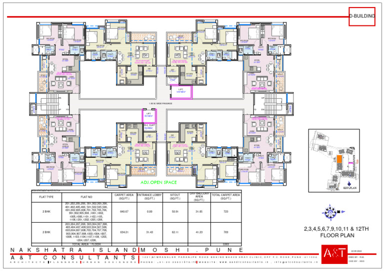 D-Bldg-Typical Floor Plan | PDF