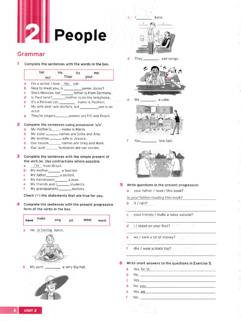 American Inside Out Evolution - Elementary - Workbook - Lesson 2 | PDF ...