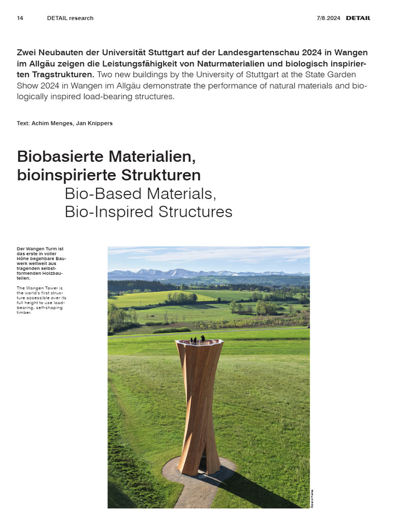 Bio-Based Materials Bio-Inspired Structures-115966 | PDF