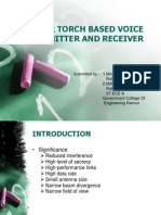 Laser Torch Based Voice Transmitter and Receiver