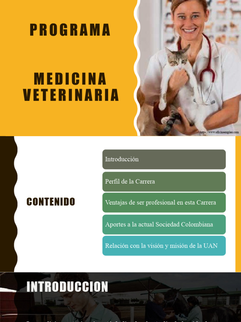 Medicina Veterinaria: Carrera y Aportes | PDF | Medicina Veterinaria ...