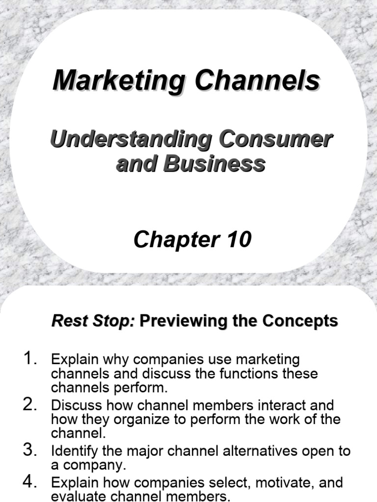 Marketing Channels and Supply Chain Management | PDF | Logistics ...