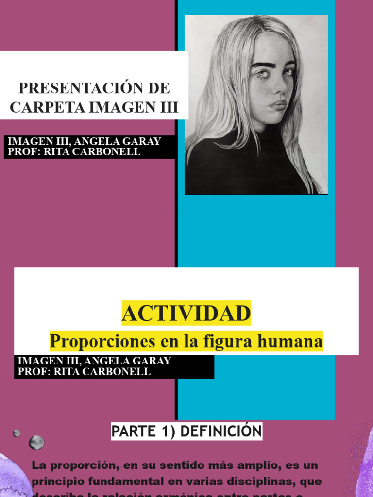 Proporciones en la figura humana | PDF
