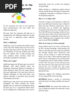 HighScope Daily Routine Overview | PDF | Learning