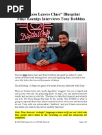 Mike Koenigs Interviews Tony Robbins