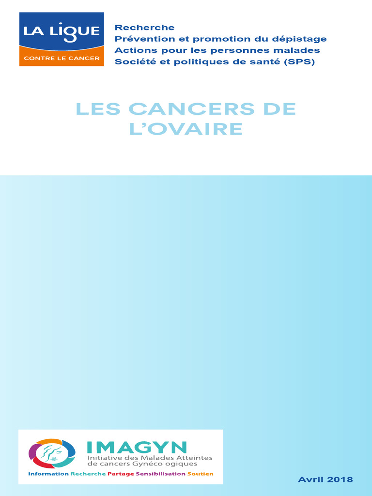 Cancers de l'ovaire diagnostic et prévention PDF Cancer Cancer — free download