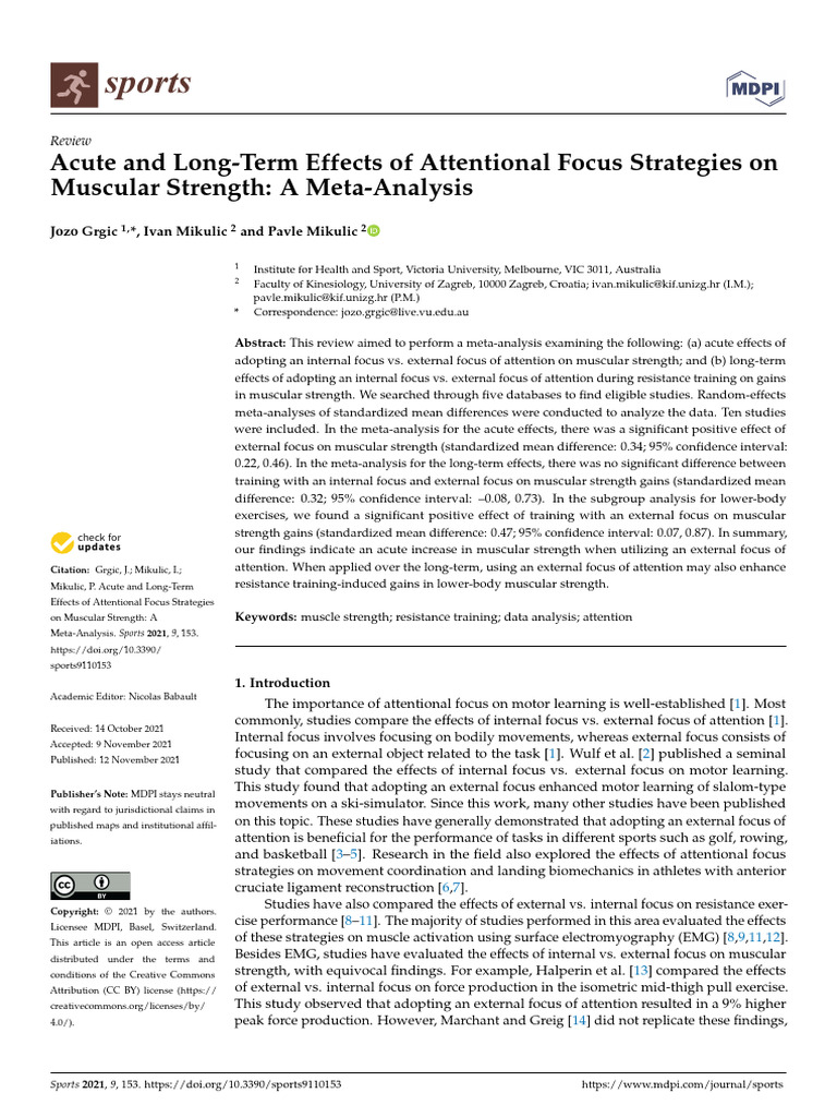 2021 Acute and Long-Term Effects of Attentional Focus Strategies On ...