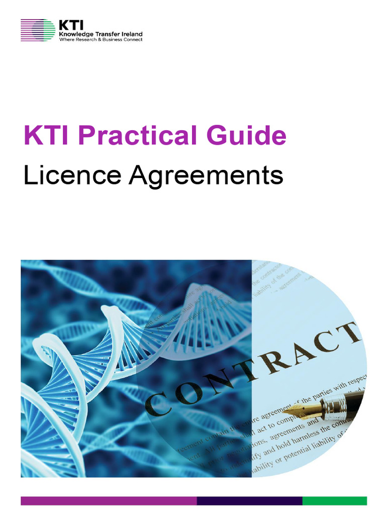 KTI Practical Guide To Licence Agreements | PDF | License | Royalty Payment