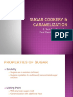 B.Tech Food Technology Sugar Properties and Reactions