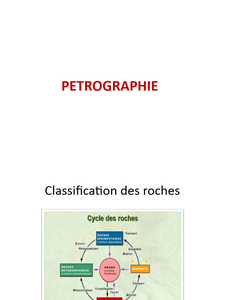 UPL Eléments de Pétrographie 2024 Récent | PDF | Calcaire | Quartz