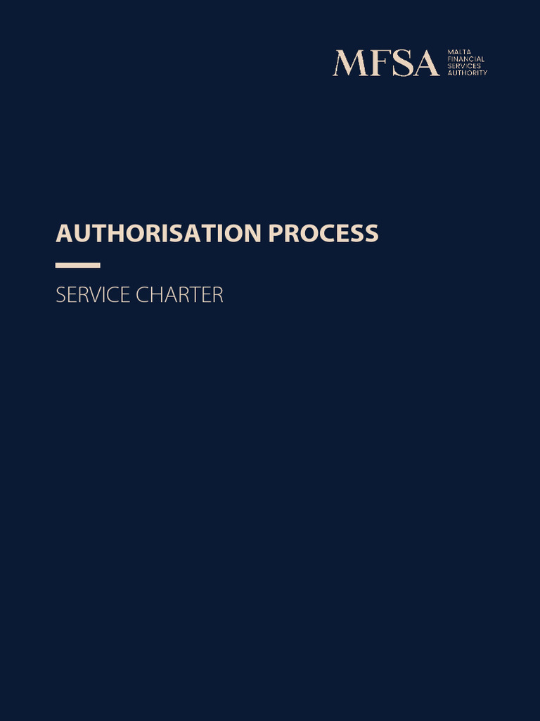 MFSA Authorisation Process Overview | PDF | Finance & Money Management ...