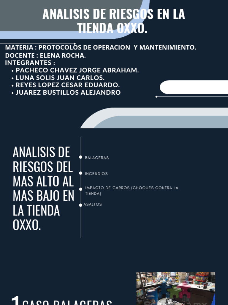 Análisis de Riesgos en Tiendas OXXO | PDF | Riesgo