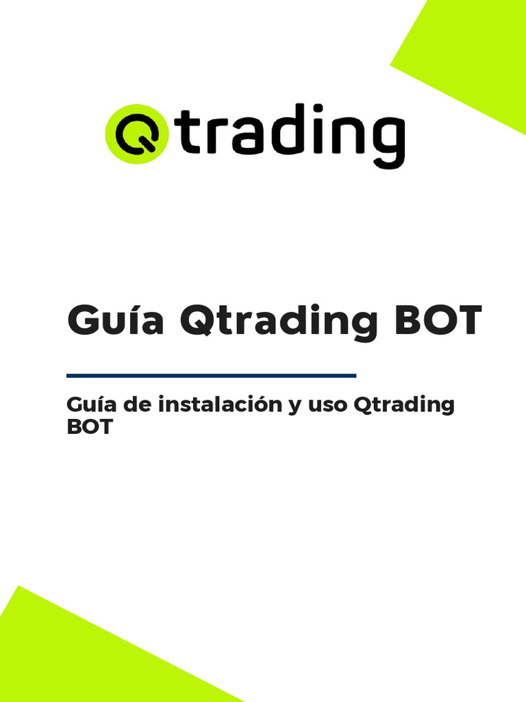 Gu a de instalaci n y uso qtrading bot pdf mac os archivo de