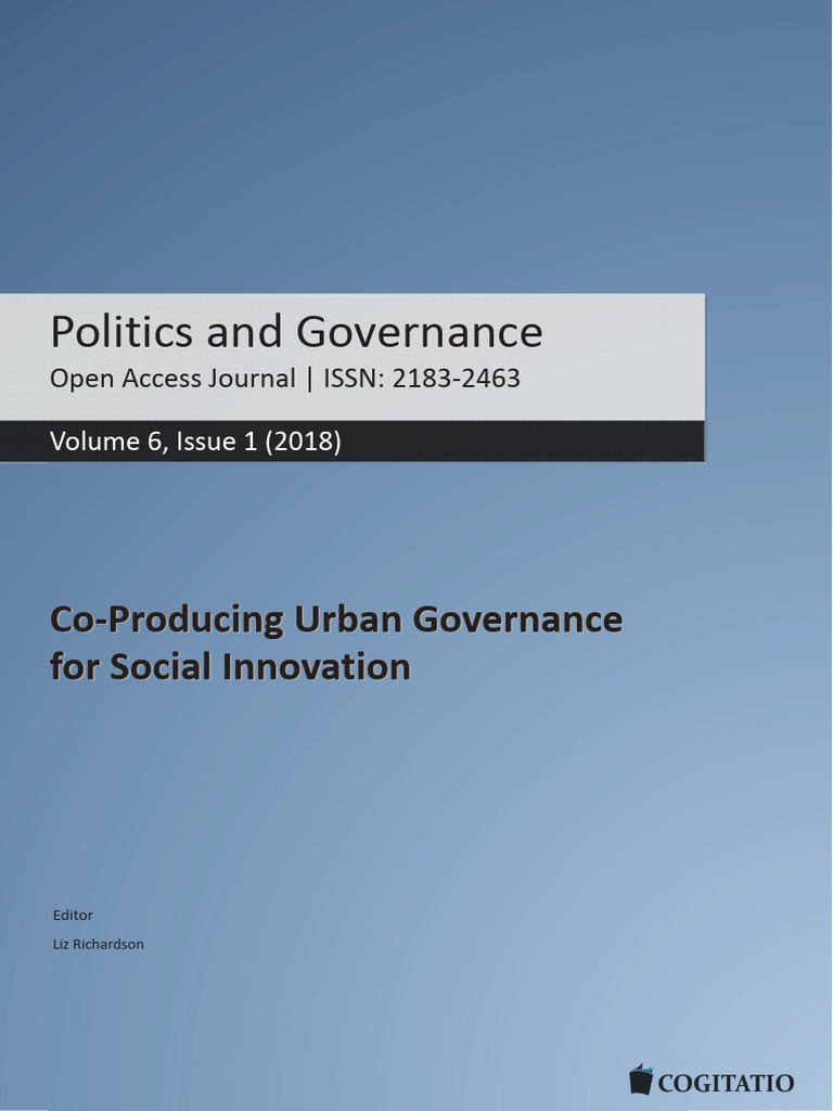 Co-Producing Urban Governance For Social Innovation | PDF | Innovation ...