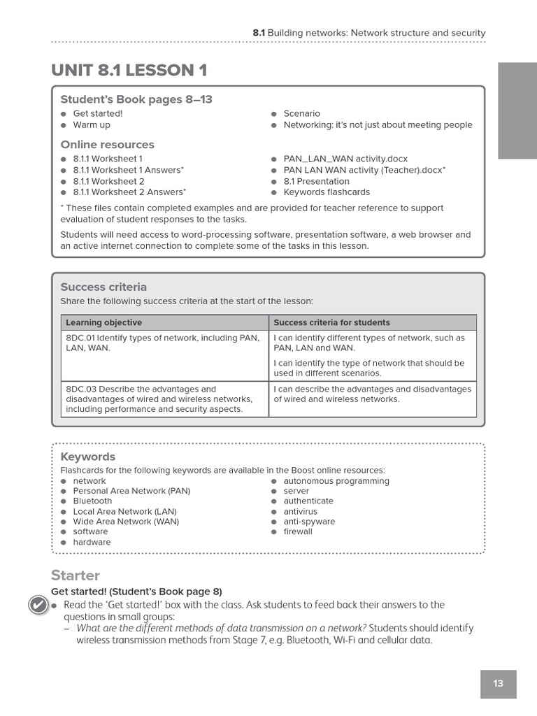 8.1 Network Types and Security Overview | PDF | Computer Network | I Pv6