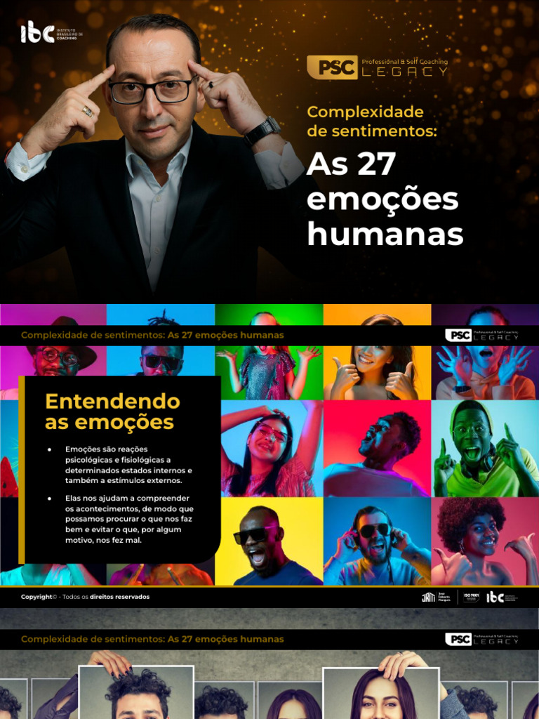 As 27 Emoções Humanas Explicadas | PDF | Emoções | Sentimento