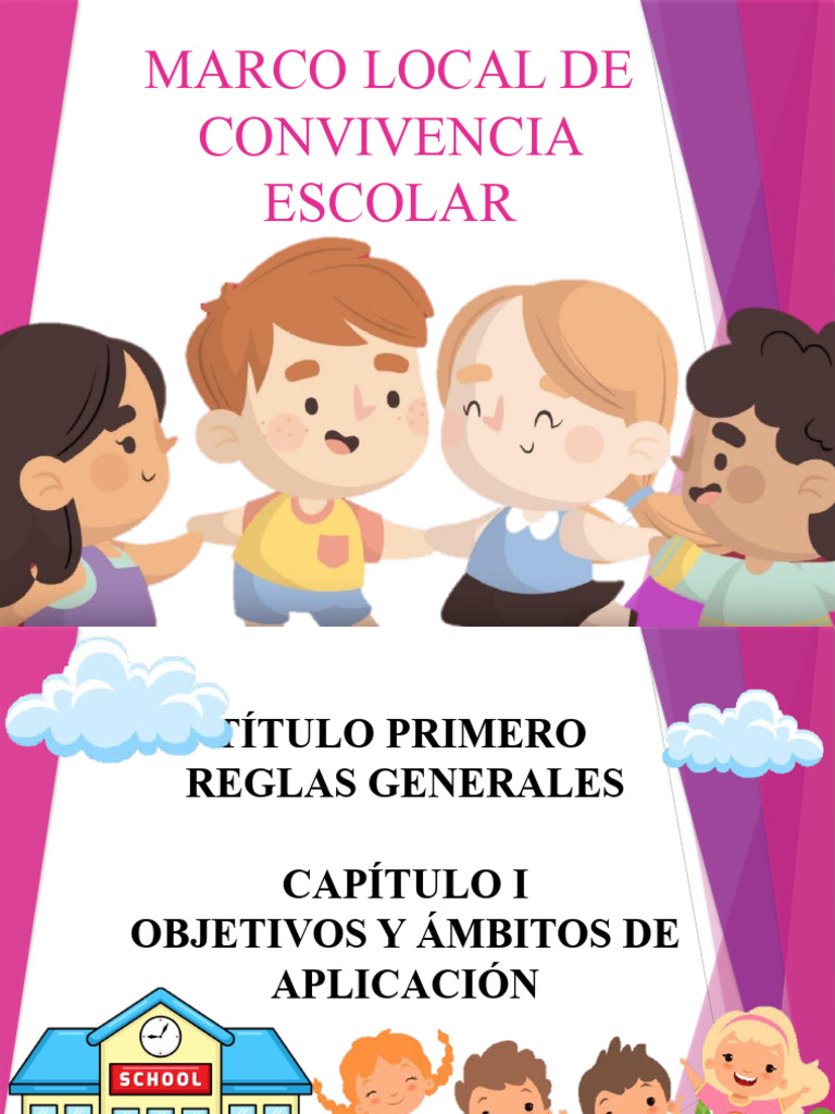 Marco Local de Convivencia Escolar | PDF | Abuso infantil | Educación ...