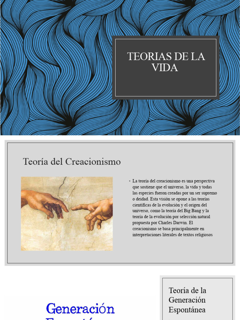 Teorías sobre el Origen de la Vida | PDF | Abiogénesis | Vida
