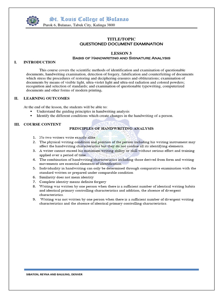 Forensic 13 (Module 3) | PDF