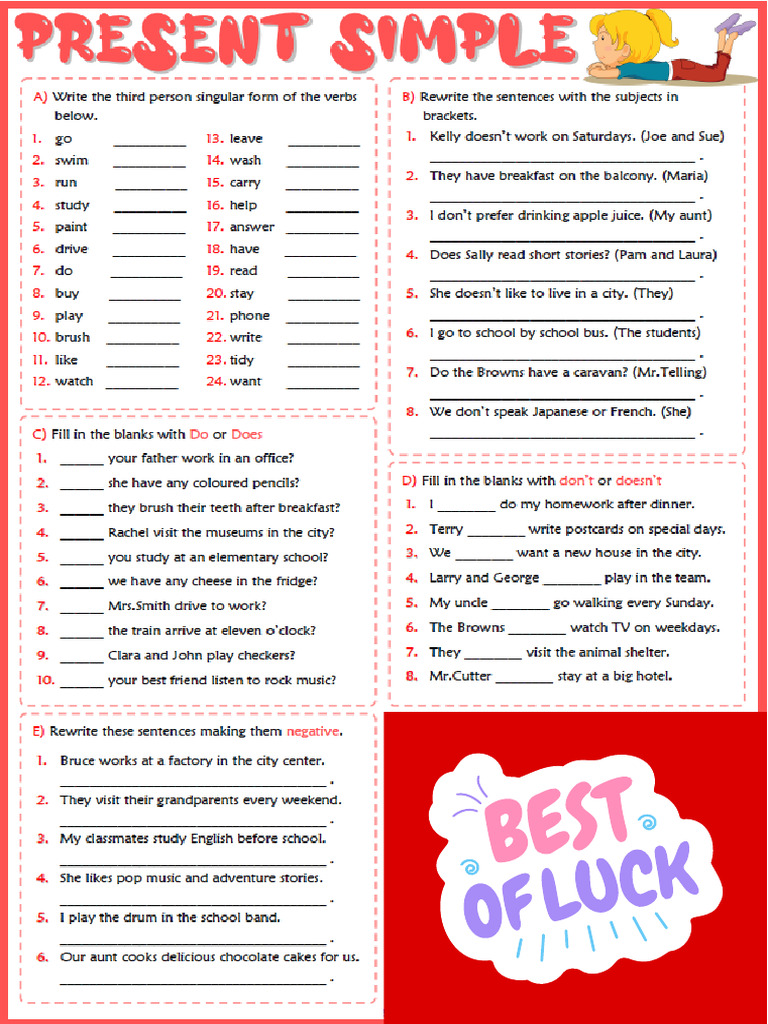 Exam Worksheet | PDF