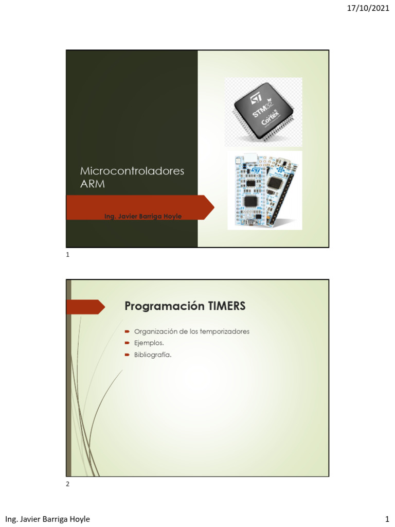 ARM - Programación Timers STM32 | PDF | Hardware de la computadora ...