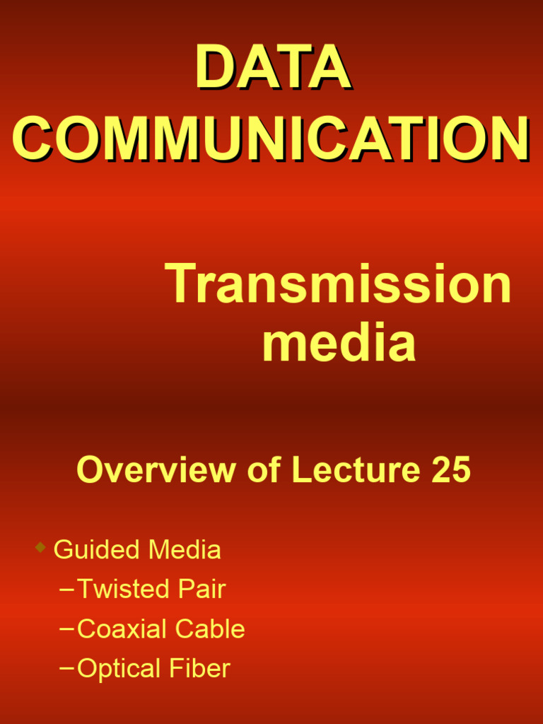Data Communication - CS601 Power Point Slides Lecture 25-1 | PDF