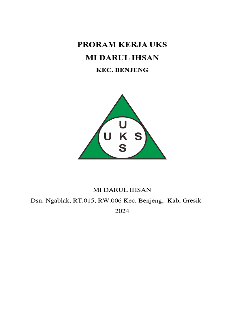 Rencana Kerja UKS MI Darul Ihsan 2024 | PDF | Karier & Perkembangan