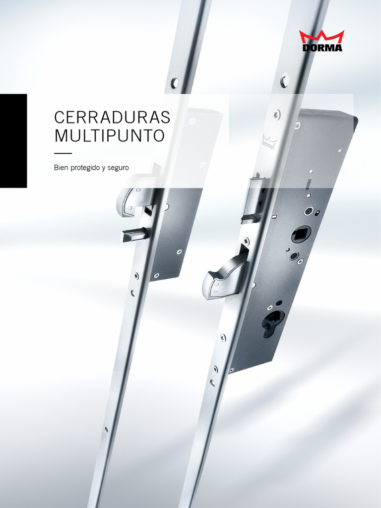 Cerraduras Multipunto DORMA: Seguridad Avanzada | PDF