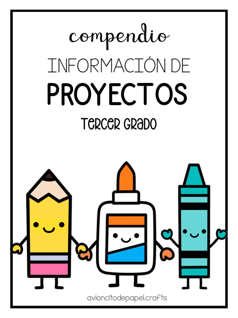 Compendio de Proyectos Tercer Grado | PDF | Evaluación | Aprendizaje