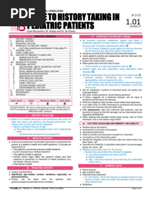 PED.PCC.CD.1.01.Guide to History Taking in Pediatric Patients