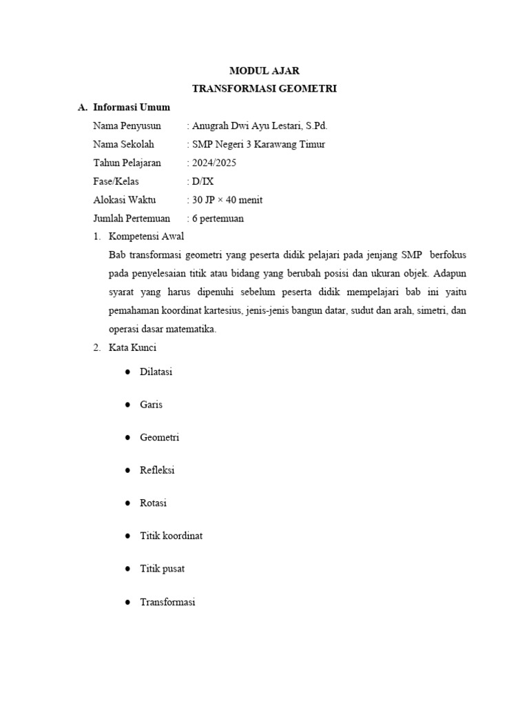 Modul Ajar Bab 2 | PDF | Karier & Perkembangan