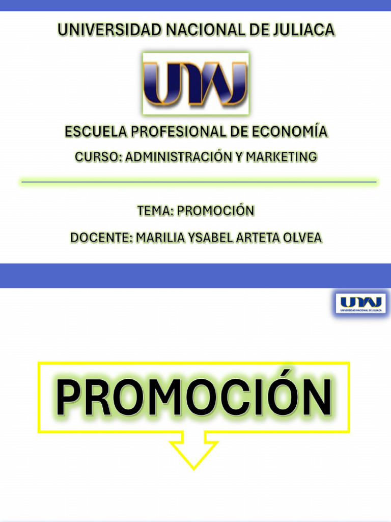 PROMOCIÓN | PDF
