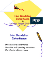 Non Mendelian Inheritance: DR Heba Kassem (PH.D., M.D.)