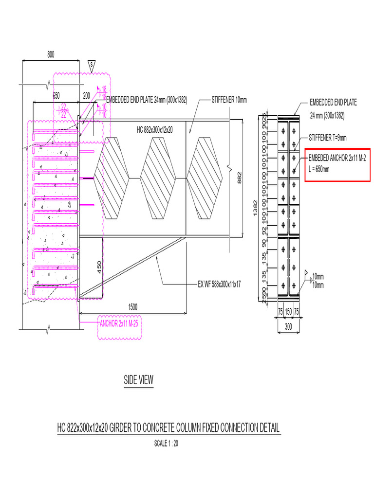 Embeded Anchor Tipycal | PDF
