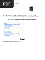 Five Star Inverter User Manual | PDF